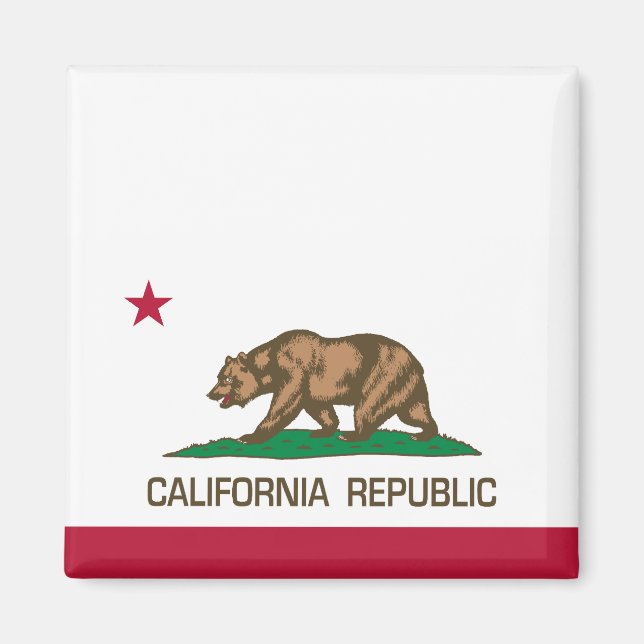 Imã República da Califórnia (Bandeira do Estado) (Frente)