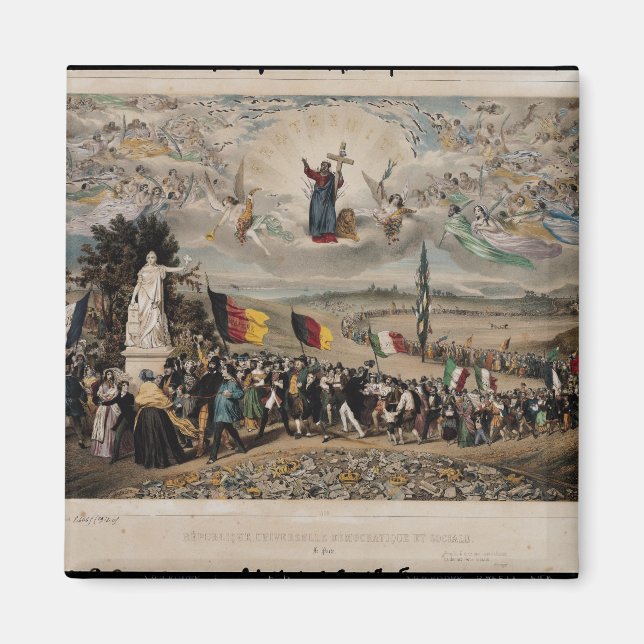 Imã República Democrática e Social Universal, 1848 (Frente)