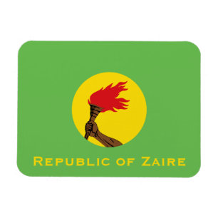 Ímã República do Zaire Flag