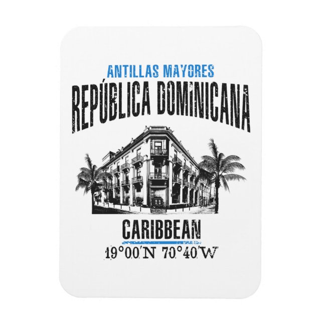 Ímã República Dominicana (Vertical)