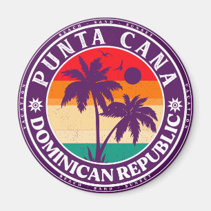 Imã República Dominicana do Punta Cana - Retro Souveni