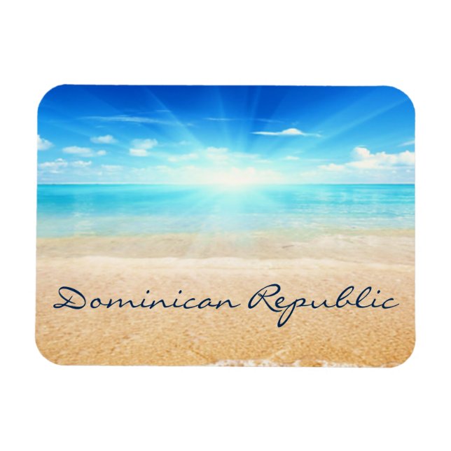 Ímã República Dominicana: nascente de praia (Horizontal)