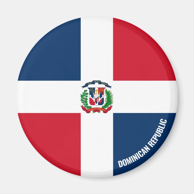 Imã República Dominicana Sinalizador charmoso Magnet P (Frente)
