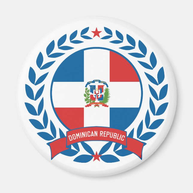 Imã República Dominicana Wreath (Frente)