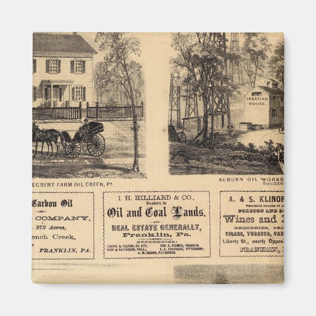 Imã Res, fábricas de petróleo, bldg, Oil Creek, Rousev (Frente)