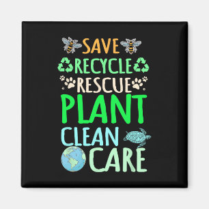 Imã Rescu do Dia da Terra do Reciclar Ambiental do rec