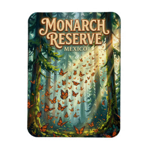 Ímã Reserva da Borboleta Monarca México