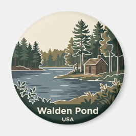 Imã Reserva Estadual de Walden Pond EUA