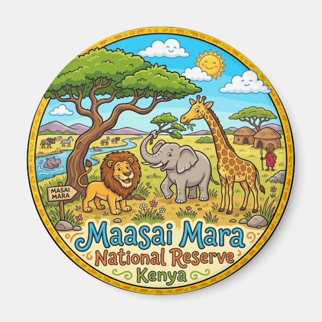 Imã Reserva Nacional Maasai Mara Quênia (Frente)