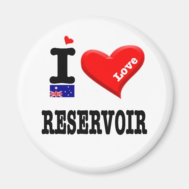 Imã RESERVATÓRIO - Eu Amo (Frente)