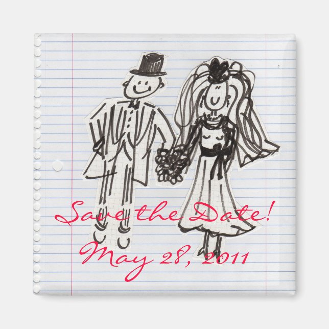 Imã Reserve a Data! (Frente)