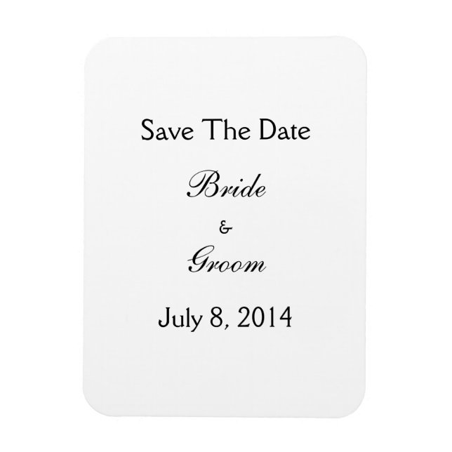 Ímã Reserve a Data (Vertical)