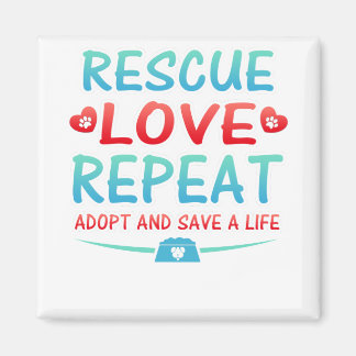 Imã Resgate Love Repetir Adotar e Salvar uma Vida