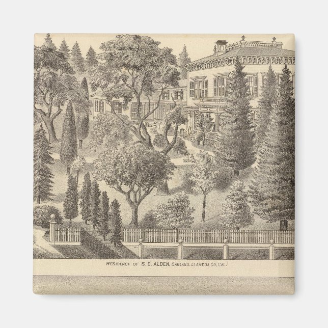 Imã Residência Alden, Trato de Harmon (Frente)