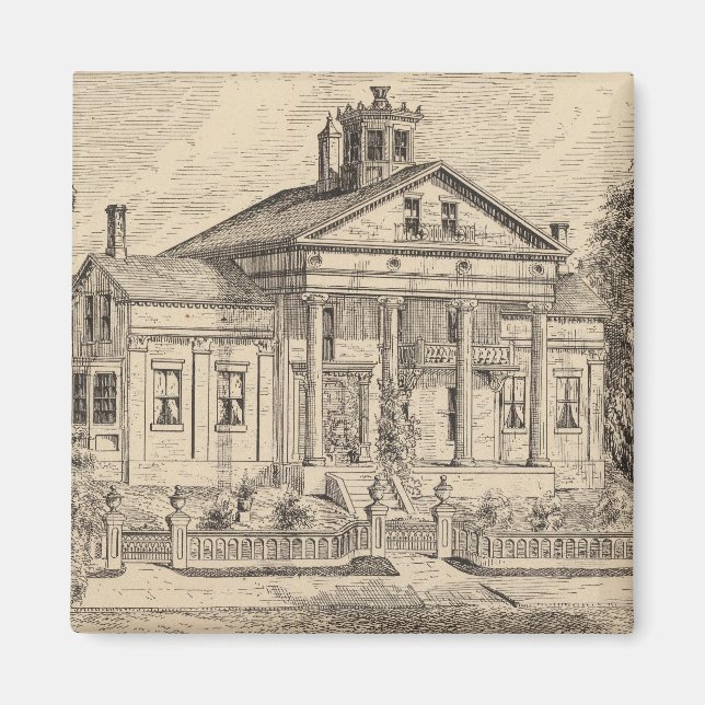 Imã Residência de EE Marsh, Brandon em Vermont (Frente)