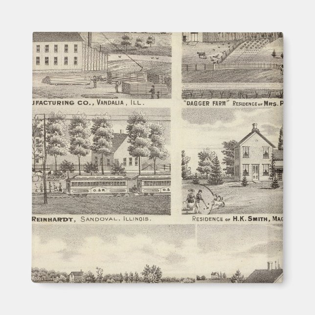 Imã Residências, fazendas e fábricas, Vandalia, Sandov (Frente)