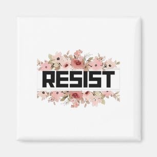 Imã RESIST: Protesto Político Anti-Trump Floral