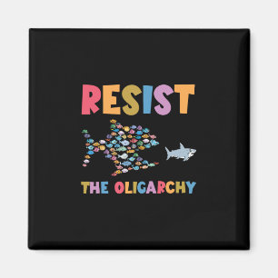 Imã Resista à Oligarquia Peixe Divertido Anti Trump