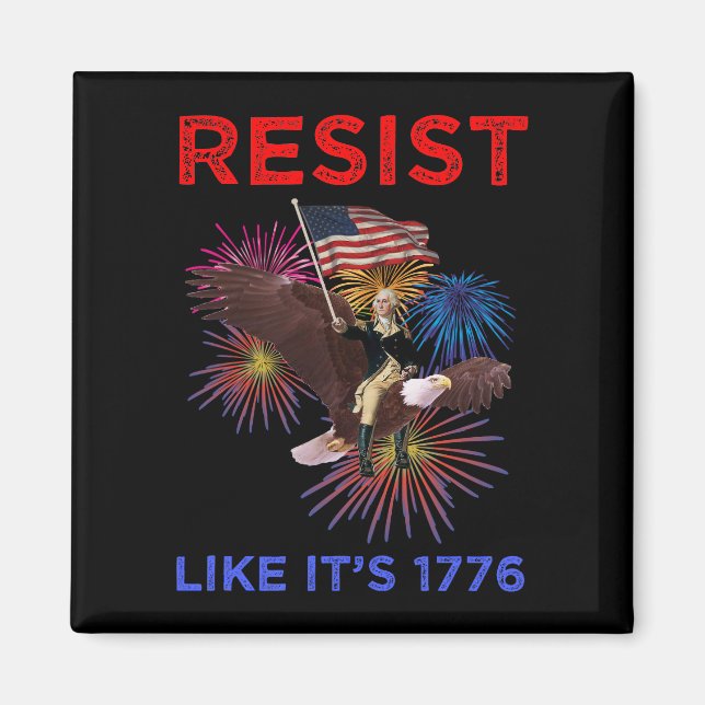 Imã Resista Como Se Fosse 1776 (Frente)