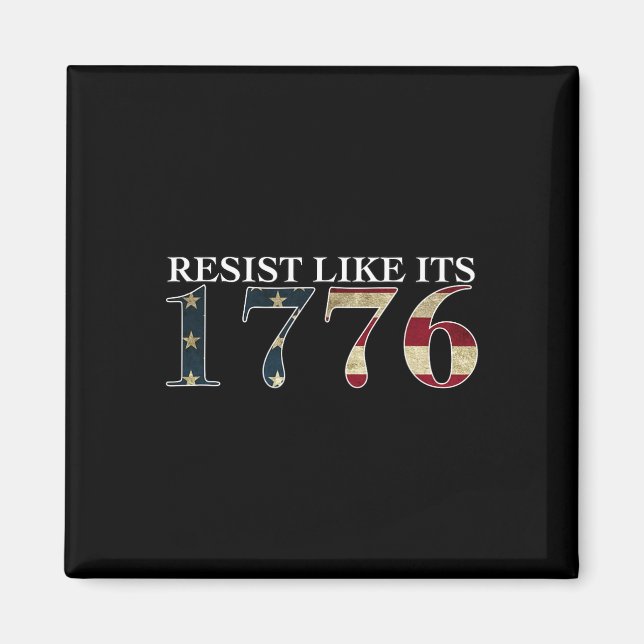 Imã Resiste Como Seu 1776 - Patriotas Verdadeiros - Vi (Frente)