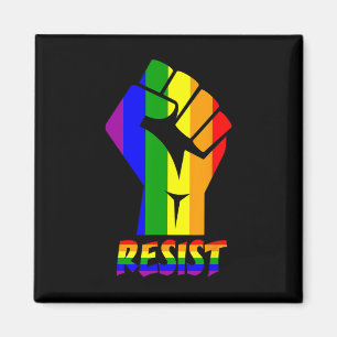Imã Resiste Lgbt Pride Love T Shirt Gay Lésbian Legal 