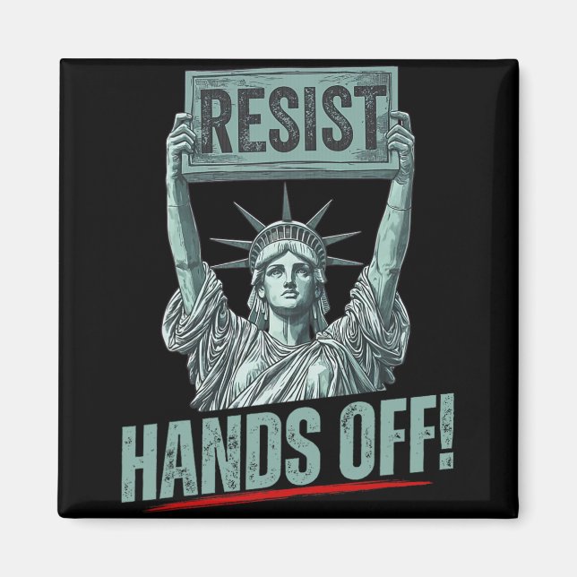 Imã Resistência À Estátua Da Resistência Da Liberdade  (Frente)