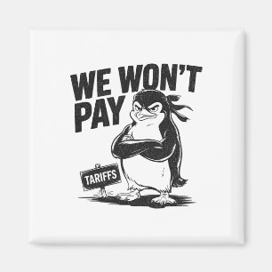 Imã Resistência à Injustiça Política Engraçada Pinguim