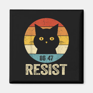 Imã Resistência Anti-Trump Teto Retro Resiste Anti-Tru