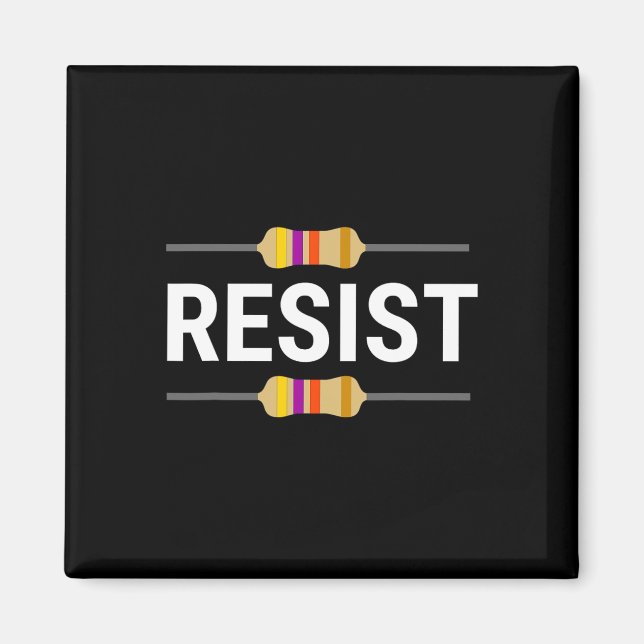 Imã Resistência ao Engenheiro elétrico engraçado (Frente)