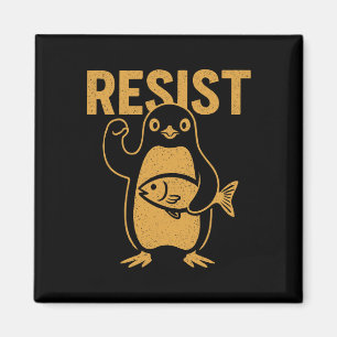 Imã Resistência ao Rebel Penguin Protesto Contra Tarif