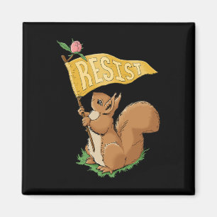 Imã Resistência Fofa Esquilo Anti-trump
