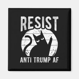 Imã Resistir Anti Trump Af Resistência Anti Trump Gato