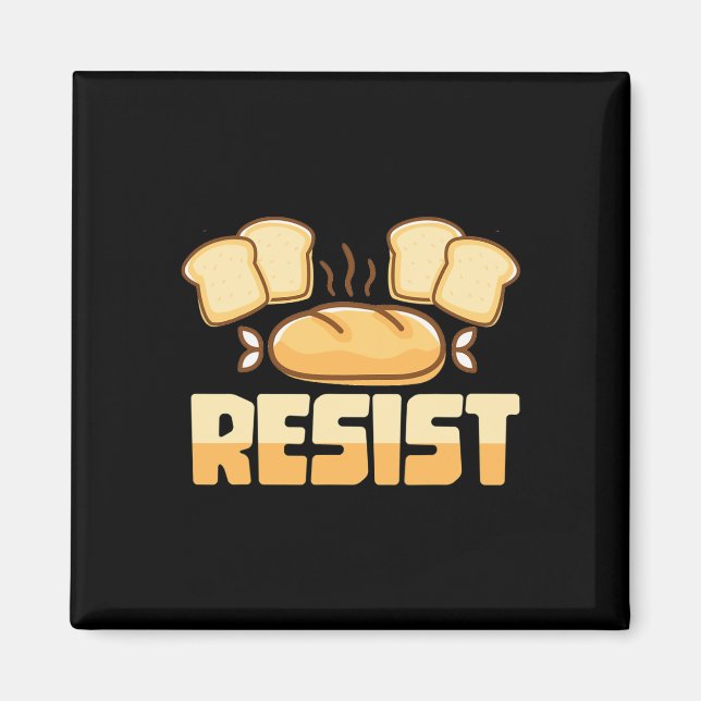 Imã Resistir ao Gluten Free (Frente)