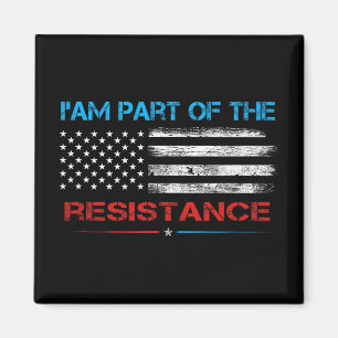 Imã Resistir Eu Faço Parte Da Resistência Anti-Trump P