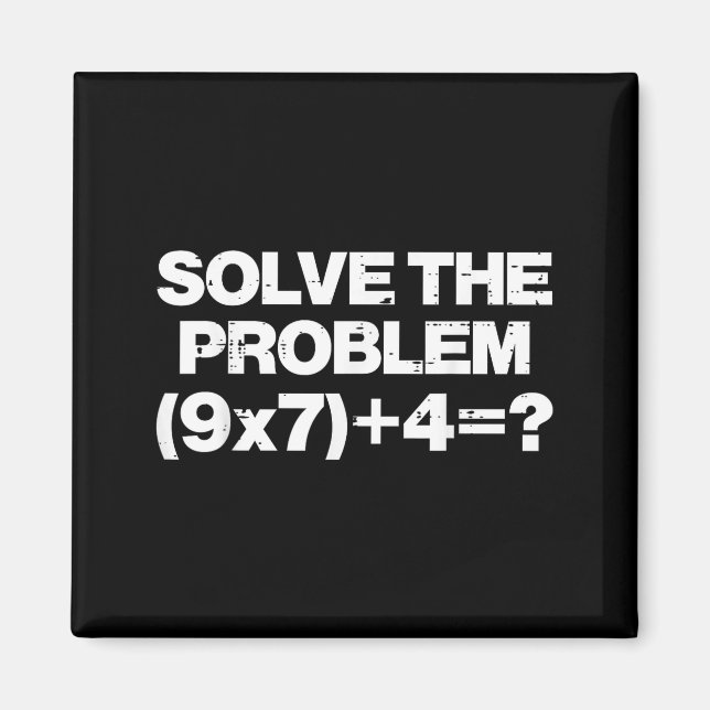 Imã Resolva O Problema Matemática 67 Meme 6 7 Fantasia (Frente)