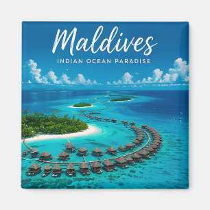 Imã 🧲 Resort Ilha Maldivas Viagem Lembrança 🌊