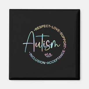 Imã Respeitar o amor apoiar a consciência do autismo M