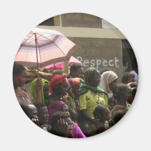 Imã Respeite Mulheres Etiópia Magnet