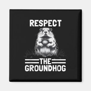Imã Respeite O Dia De Marmota Da Celebração Do Groundh