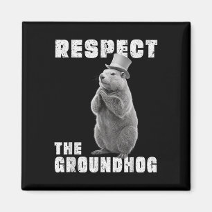 Imã Respeite O Dia De Marmota Respeite O Marmoto _1