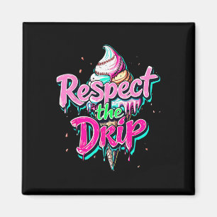 Imã Respeite O Drip Bysebyll Cone De Sorvete Drip Home