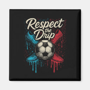 Imã Respeite O Drip Soccer Byll Calçados Kids Teen Wo