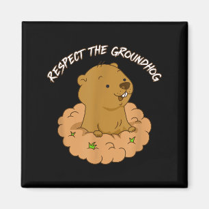 Imã Respeite O Groundhog _2