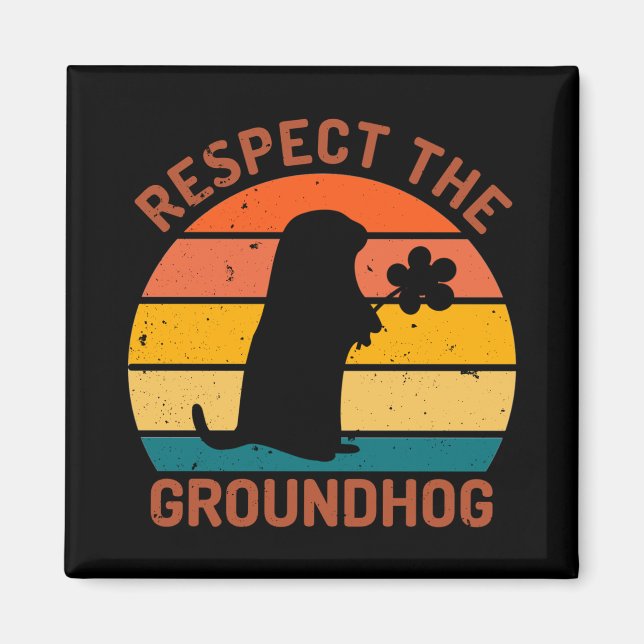 Imã Respeite O Marmota (Frente)