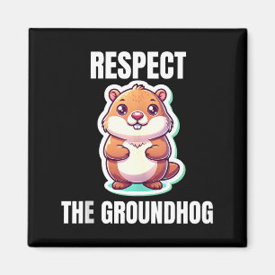 Imã Respeite O Murmurador De Marmota Camisa Tank Vinta