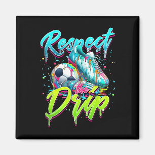 Imã Respeite O Sorvete De Futebol Drip Com Granulado
