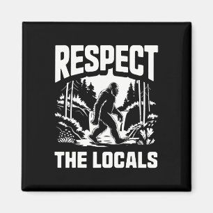 Imã Respeito ao Pé Grande Locais Caçador de Sasquatch