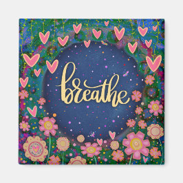 Imã Respire a Bonito Diversão da Inspirivência Moderna