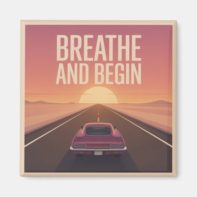 Imã Respire E Comece (Frente)