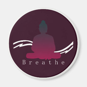 Imã "Respire" o ímã bonito de Buddha